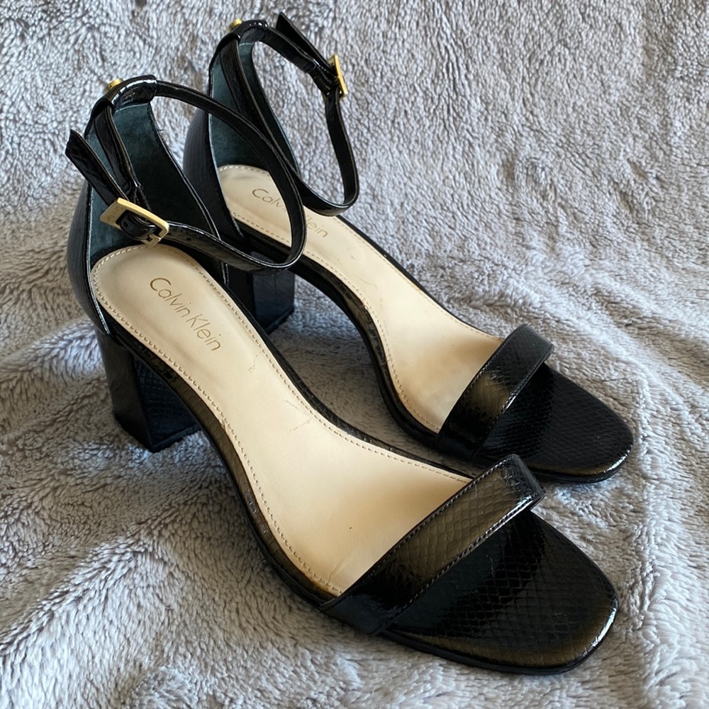 Calvin Klein Block Heel Sandals